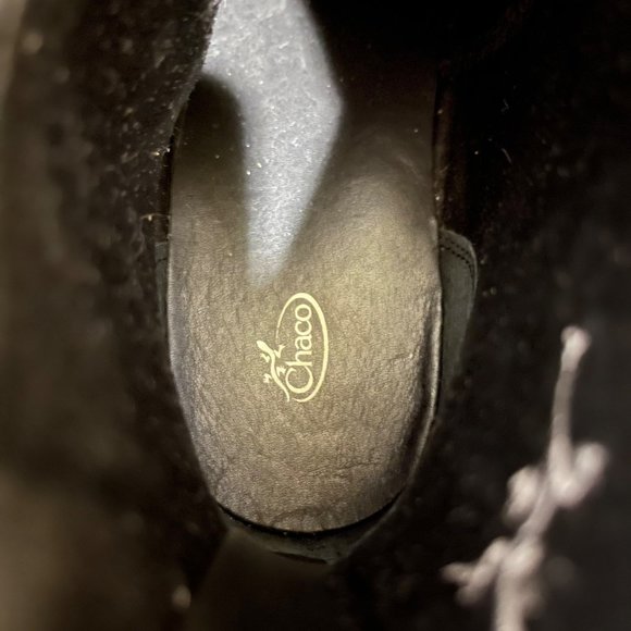 Chaco Cataluna Mid Black Charcoal Waterproof Leather Boots Size 7.5 Womens - Picture 7 of 7